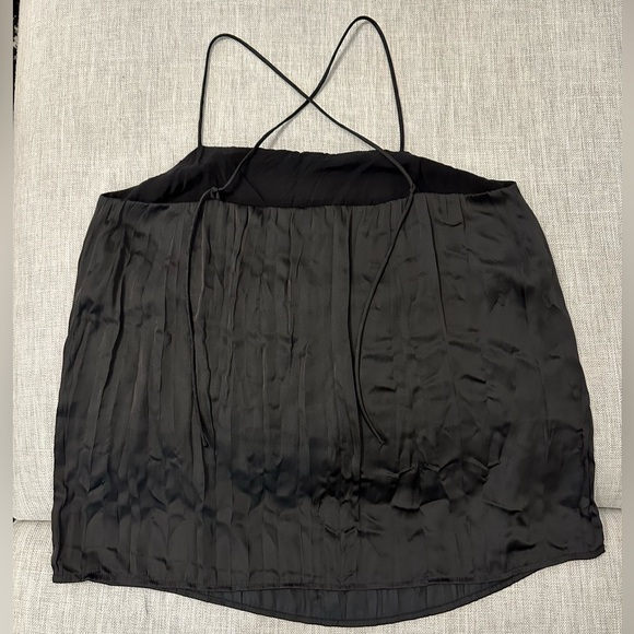 Mod Ref All Row satin cami top racer back blouse - Picture 11 of 12